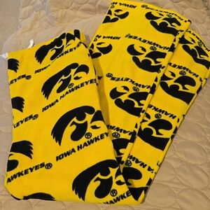 💫Grandma Pants Iowa Hawkeyes Wide Leg Fleece Pants💫